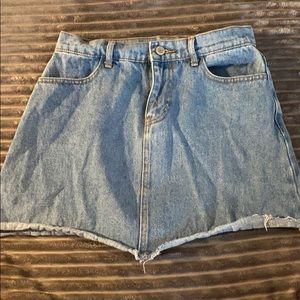 Brandy Melville jean skirt